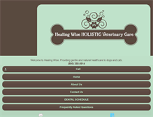 Tablet Screenshot of healingwisehvc.com